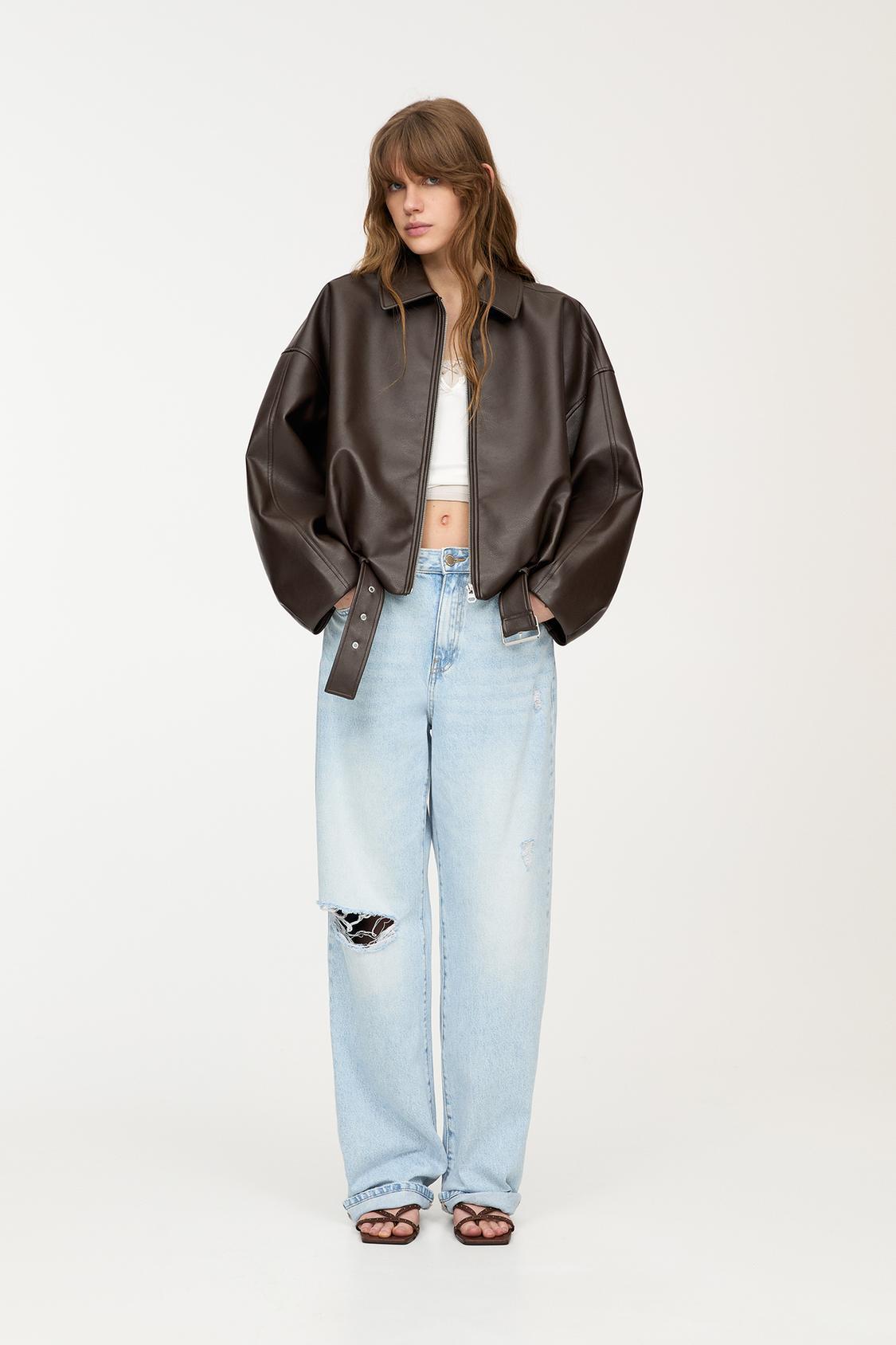 Retro pilot jacket
