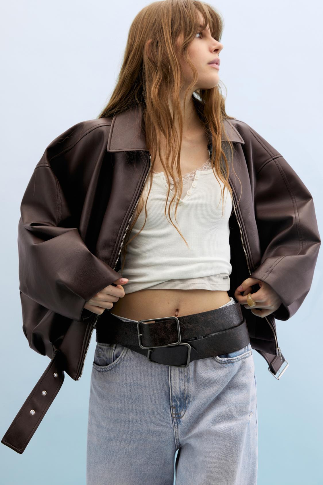 Retro pilot jacket