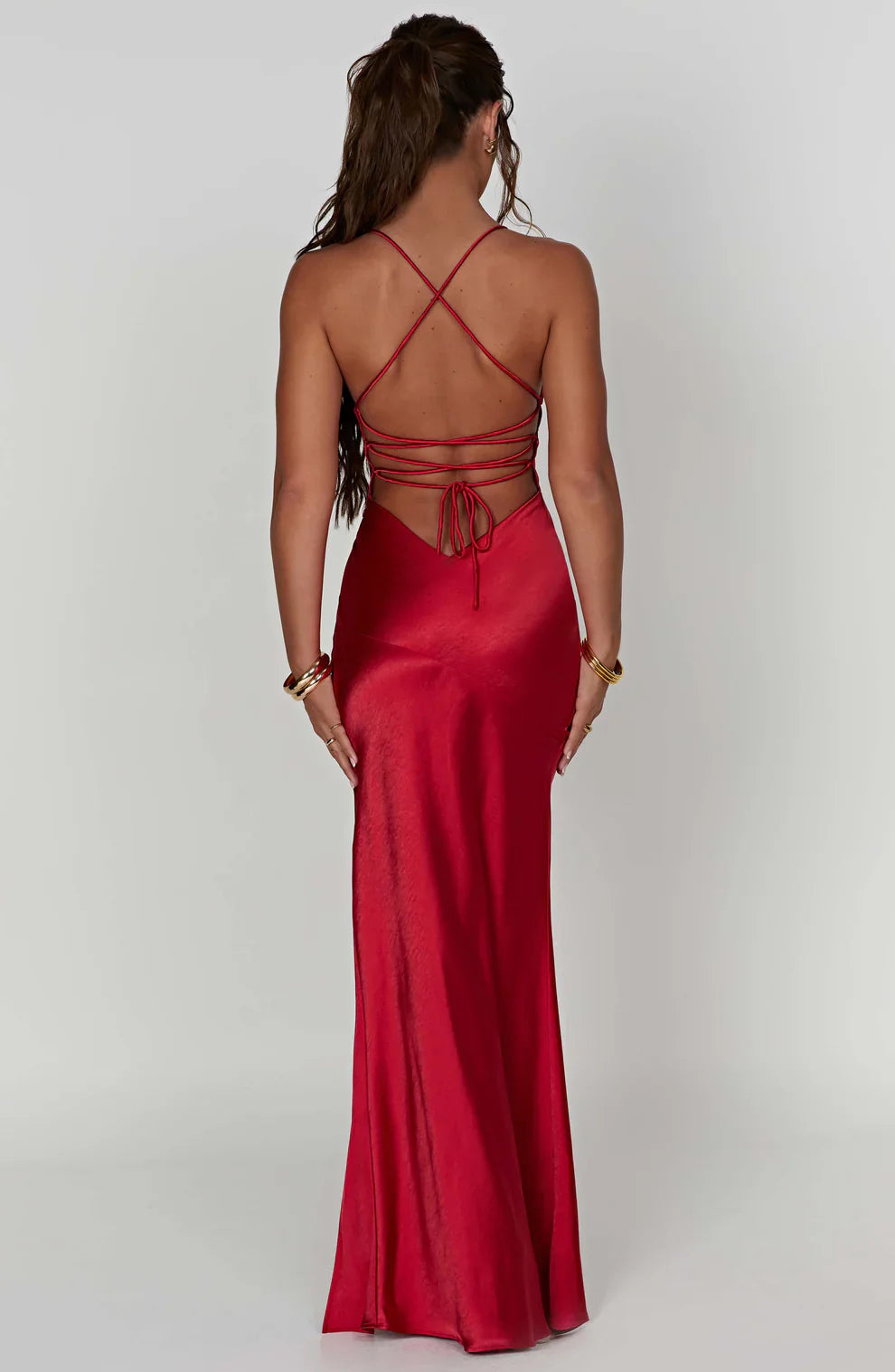 Blush Satin Elegance Dress