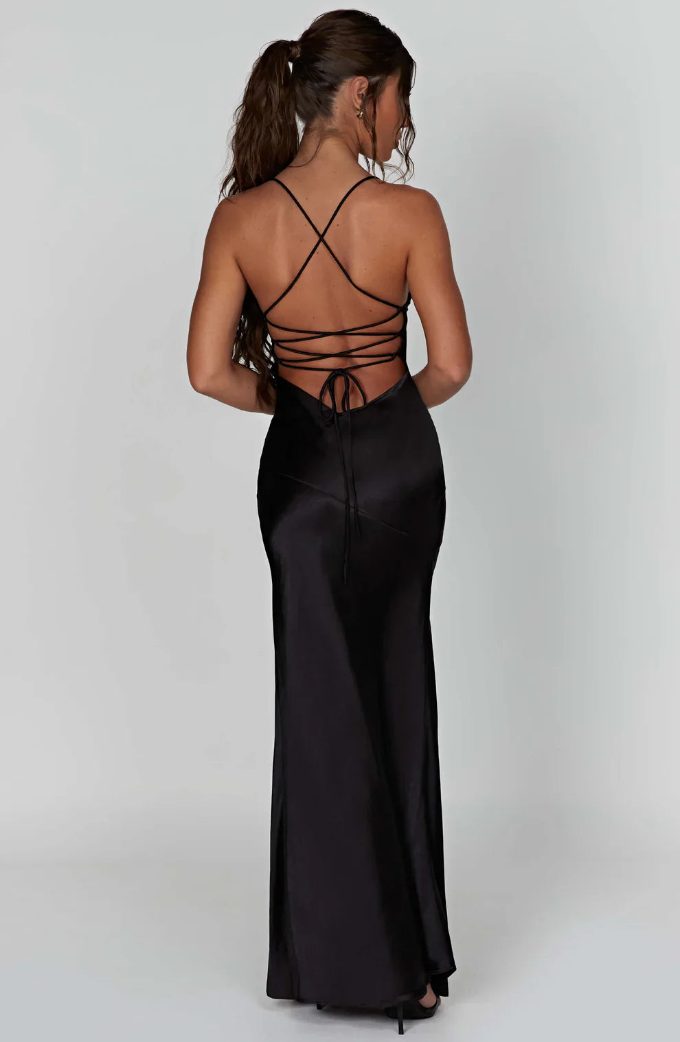 Blush Satin Elegance Dress