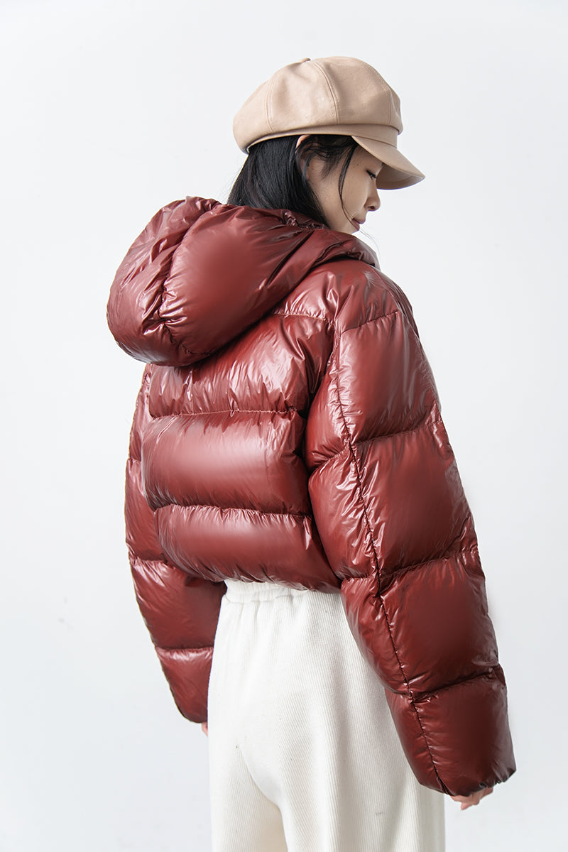 Reflex puffer jacket
