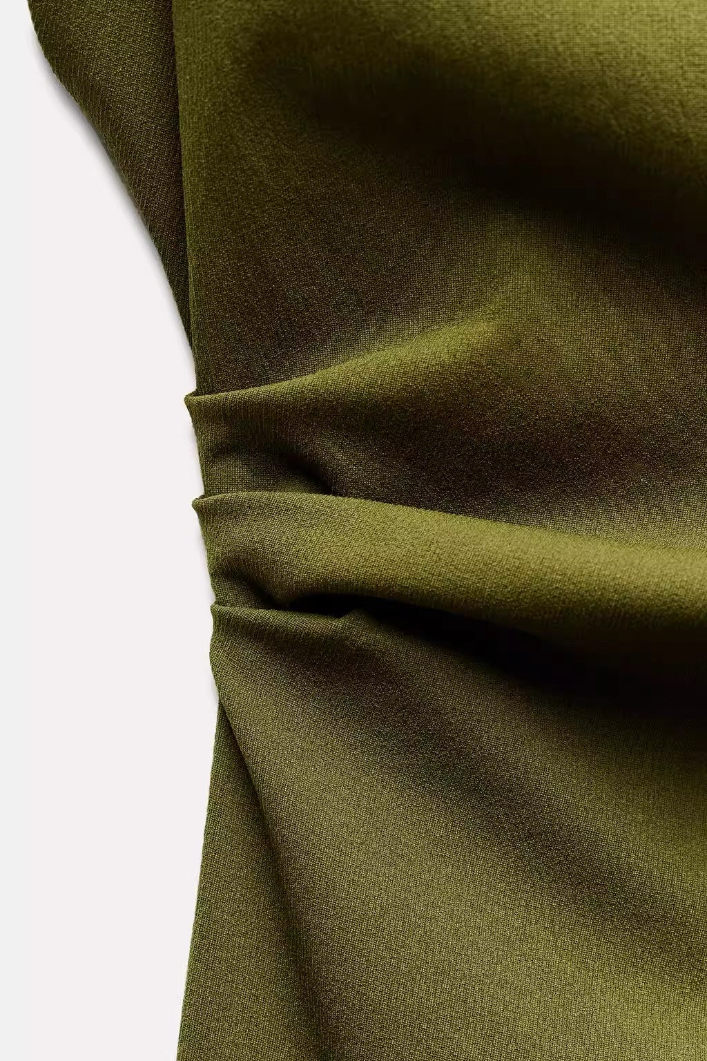 Pleated mini dress