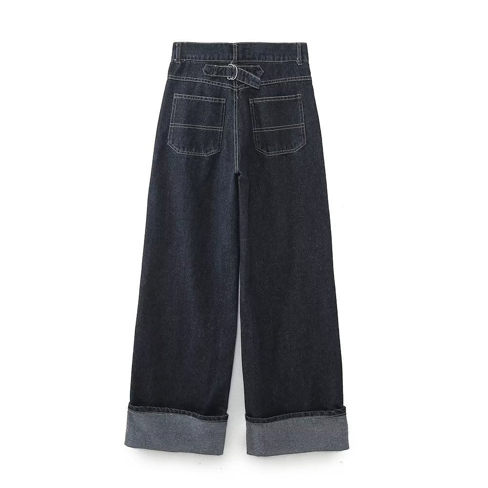 Dark Blue Denim Set
