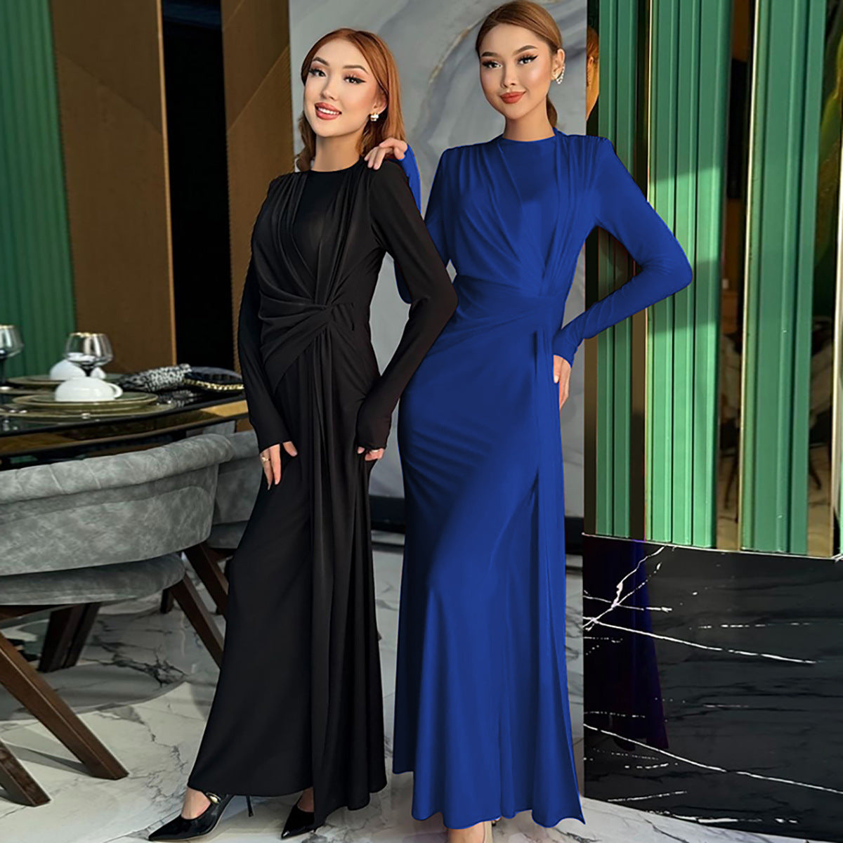 Long-sleeved dress