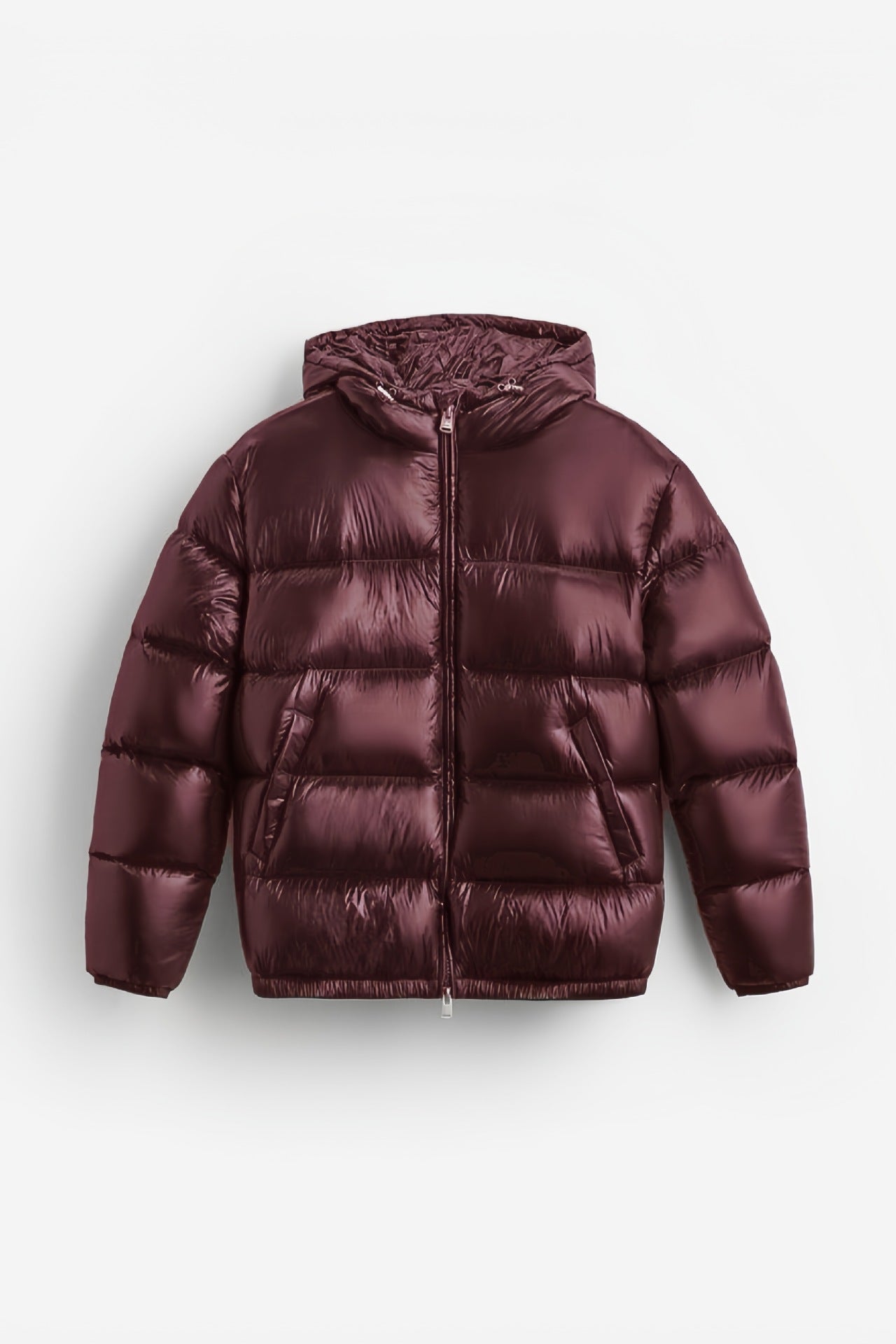 Shiny puffer jacket