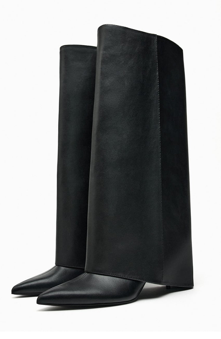 Stiletto trouser boots