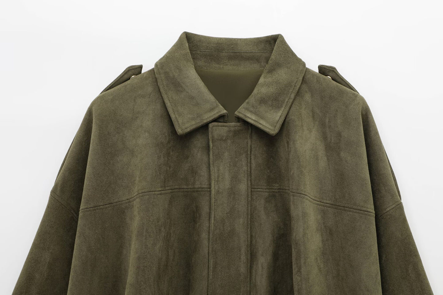 Suede bomber jacket