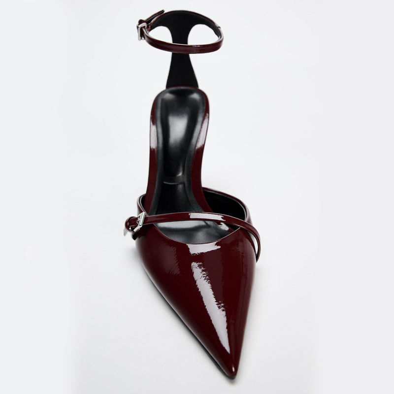 Crimson Spitz-High Heels