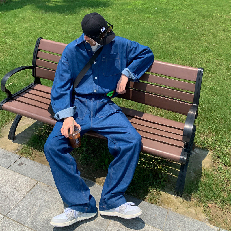 Denim jumpsuit