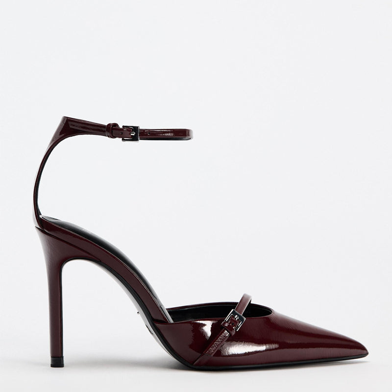 Crimson Spitz-High Heels