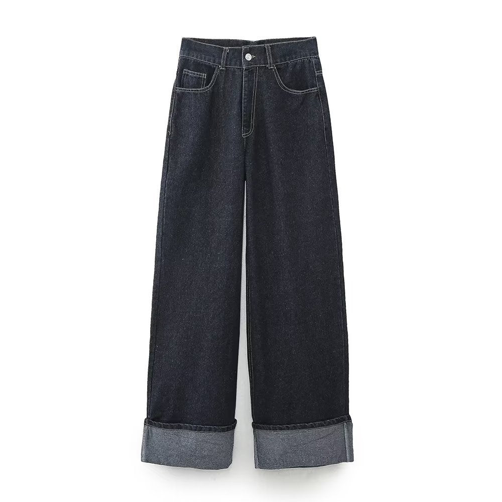 Dark Blue Denim Set