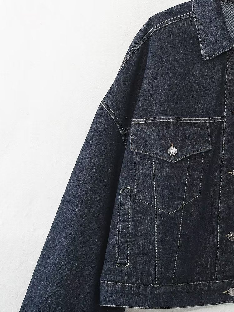 Dark Blue Denim Set