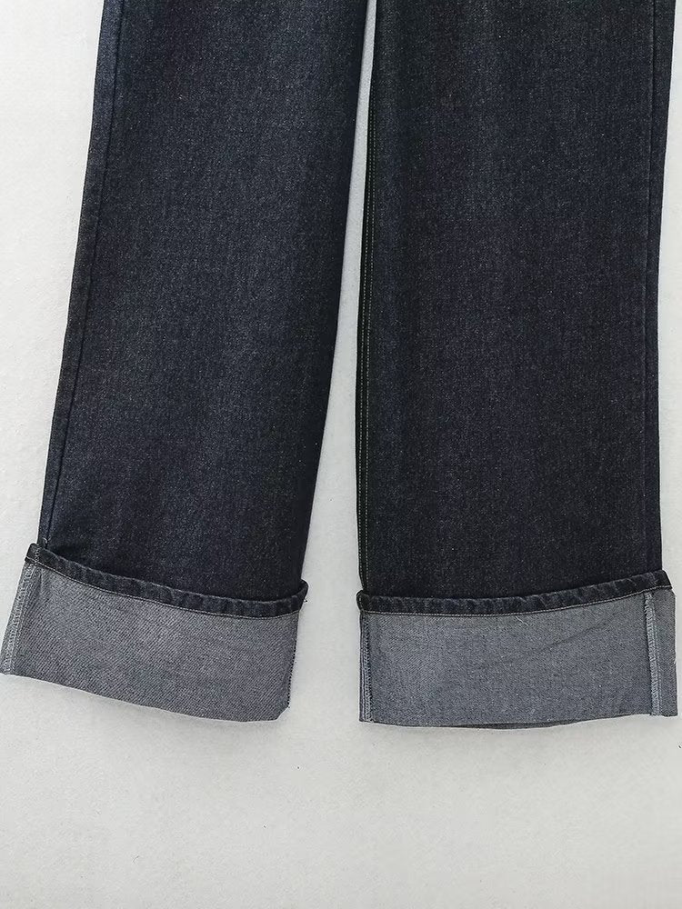 Dark Blue Denim Set