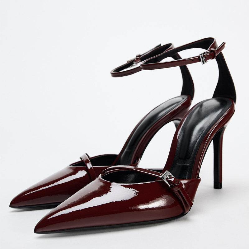Crimson Spitz-High Heels