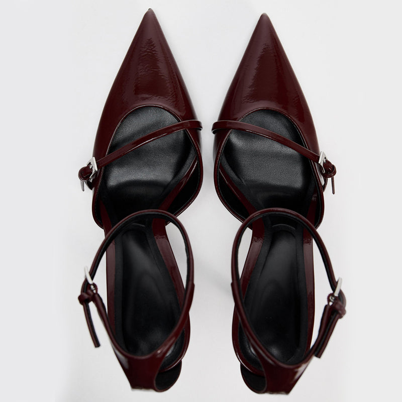 Crimson Spitz-High Heels