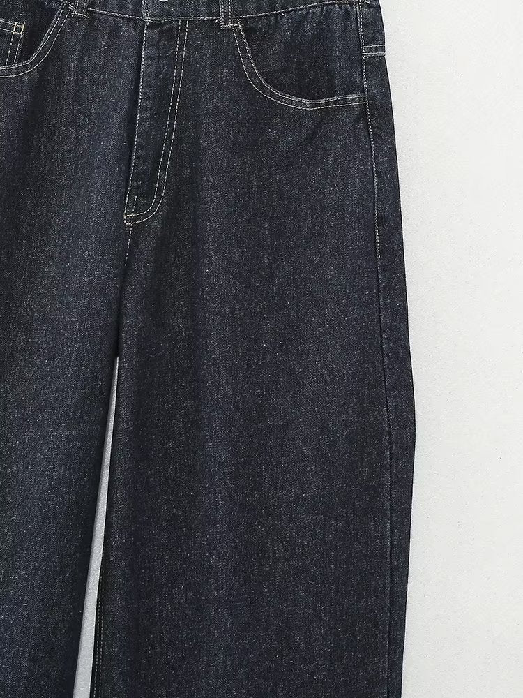 Dark Blue Denim Set