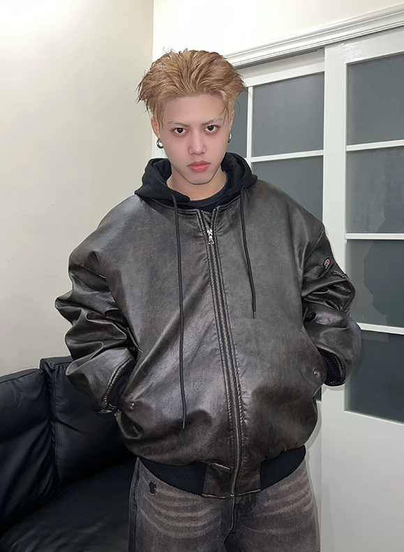 Urban leather jacket