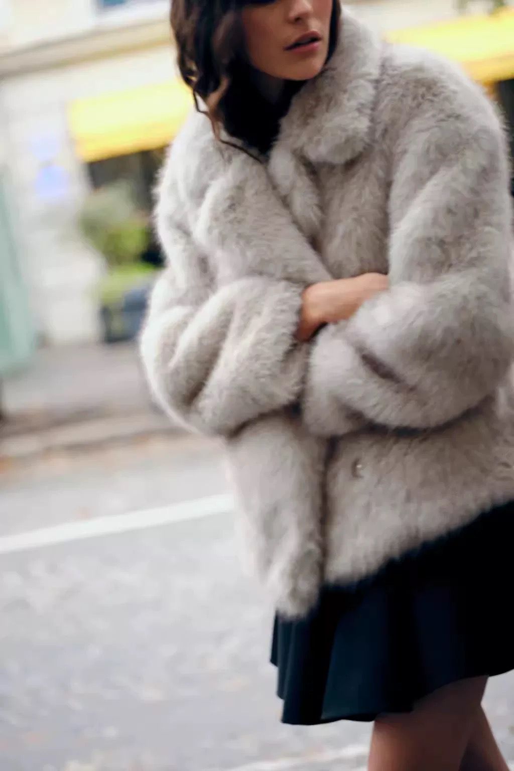 faux fur jacket