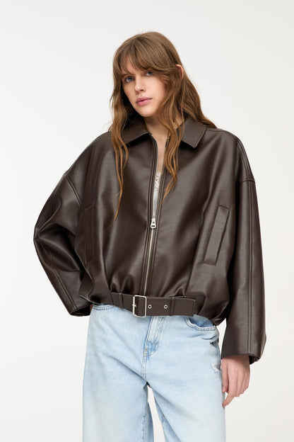 Retro pilot jacket