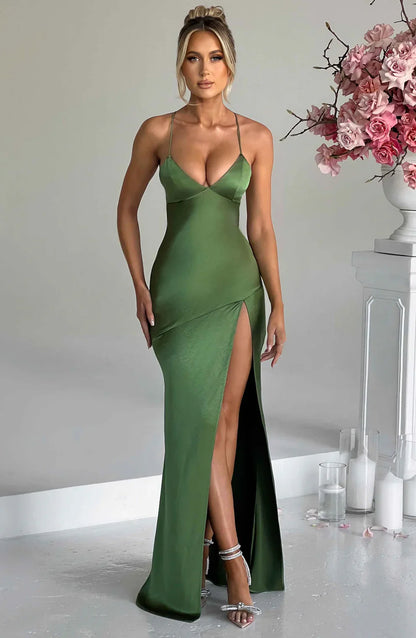 Blush Satin Elegance Dress