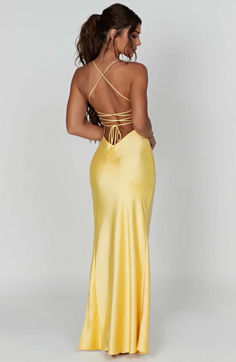 Blush Satin Elegance Dress