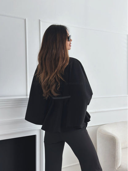 Belted Poncho