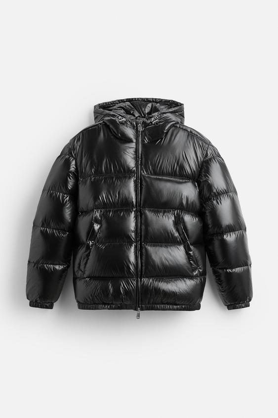 Shiny puffer jacket