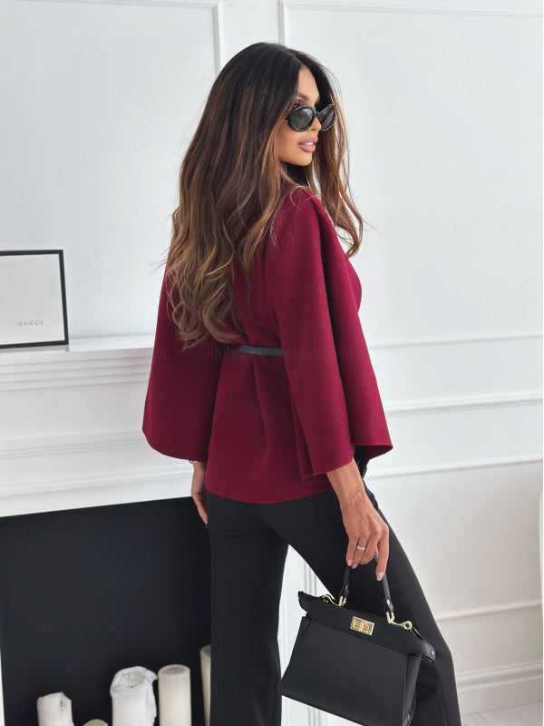 Belted Poncho
