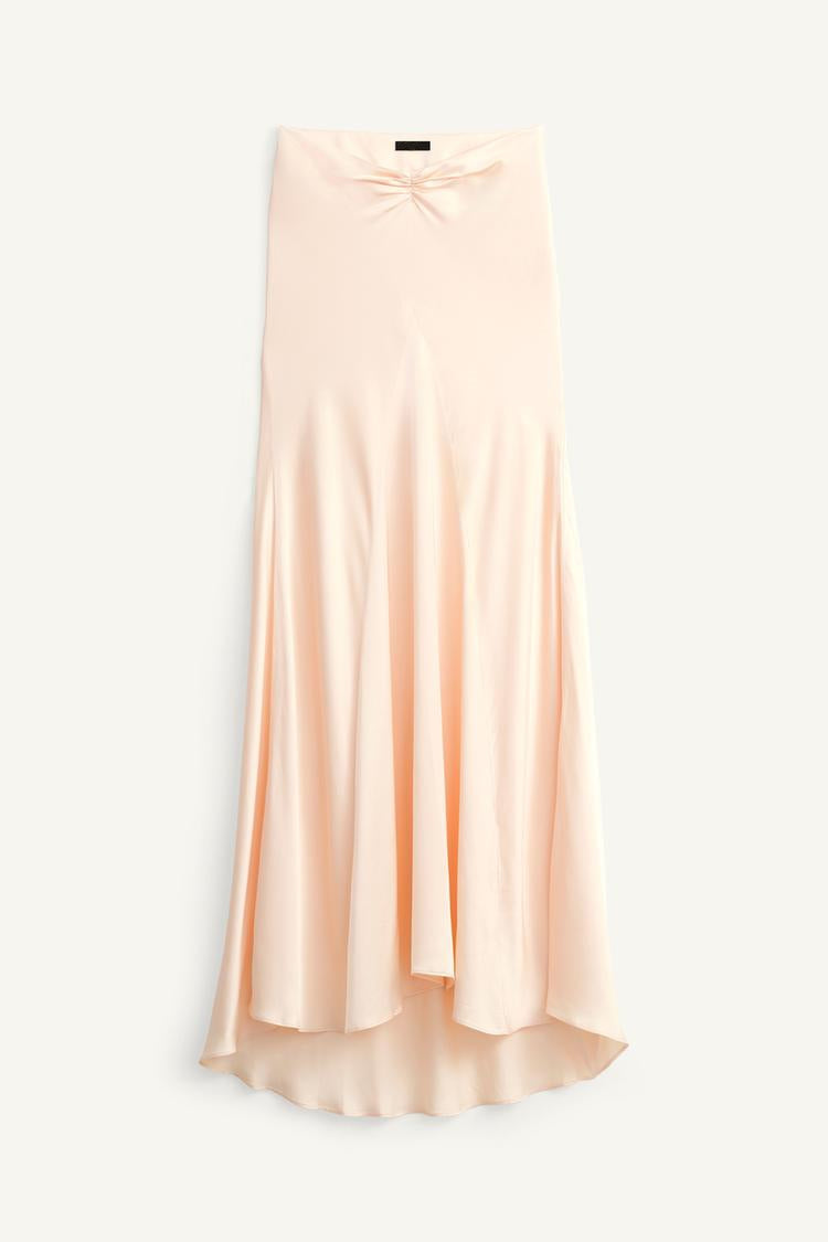 French Chic: Romantic Shirt &amp; Long Pleated Skirt