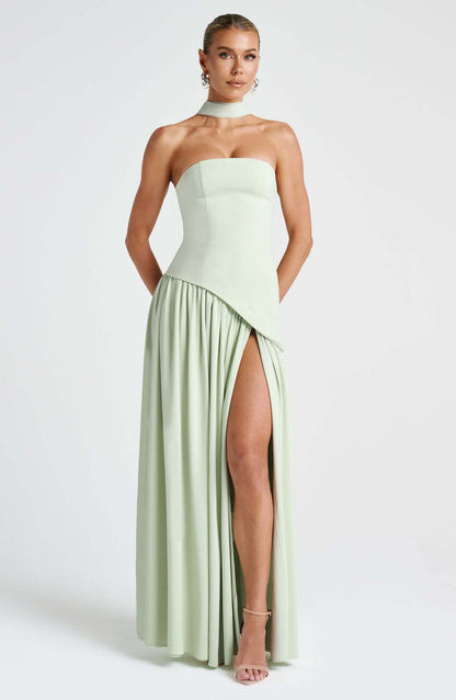 Luna Drape Maxi Dress