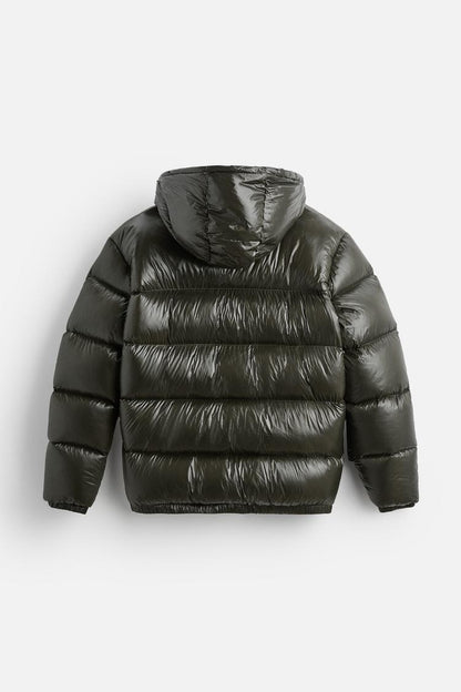 Shiny puffer jacket