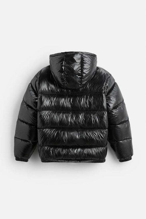 Shiny puffer jacket