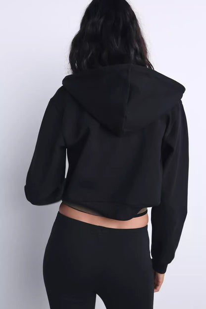 Double-sided sweater &amp; flared trousers set