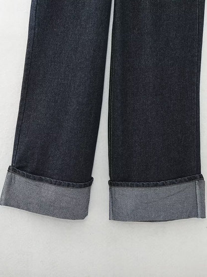 Dark Blue Denim Set