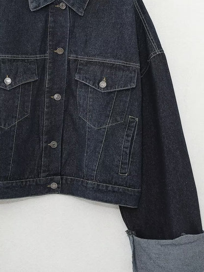 Dark Blue Denim Set