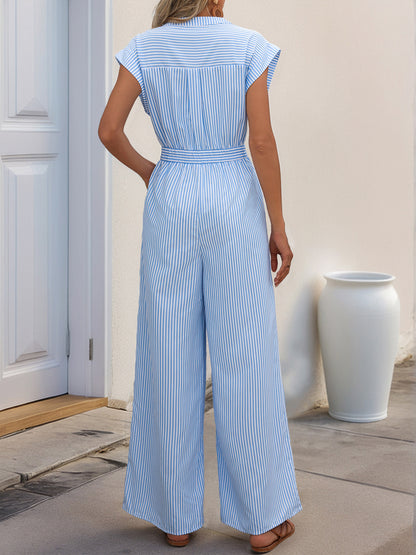 Marina Stripe Jumpsuit