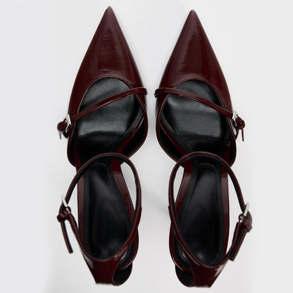 Crimson Spitz-High Heels