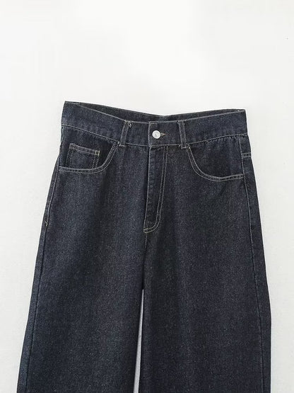 Dark Blue Denim Set