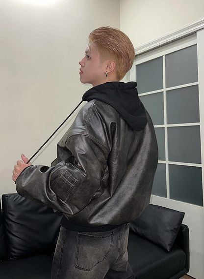 Urban leather jacket