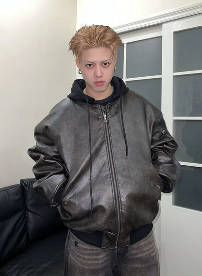 Urban leather jacket