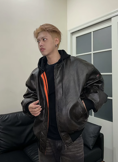 Urban leather jacket