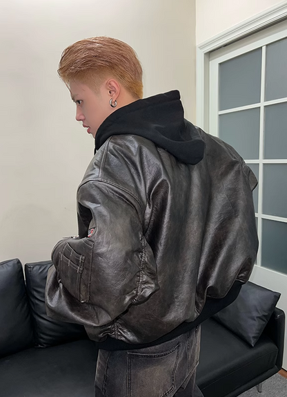 Urban leather jacket