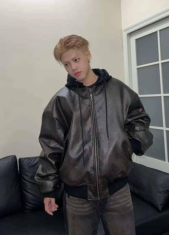 Urban leather jacket