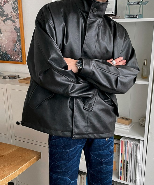 Vintage leather jacket