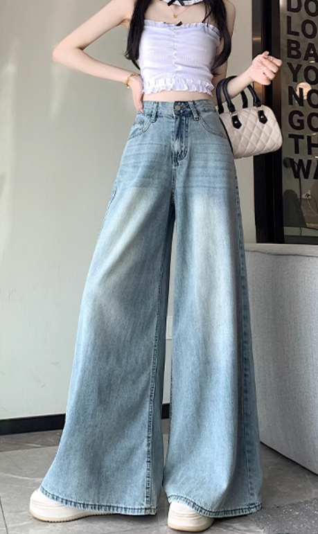 Slim flared trousers