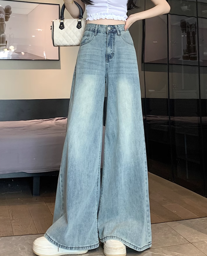 Slim flared trousers