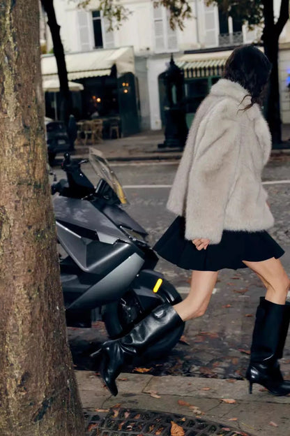 faux fur jacket