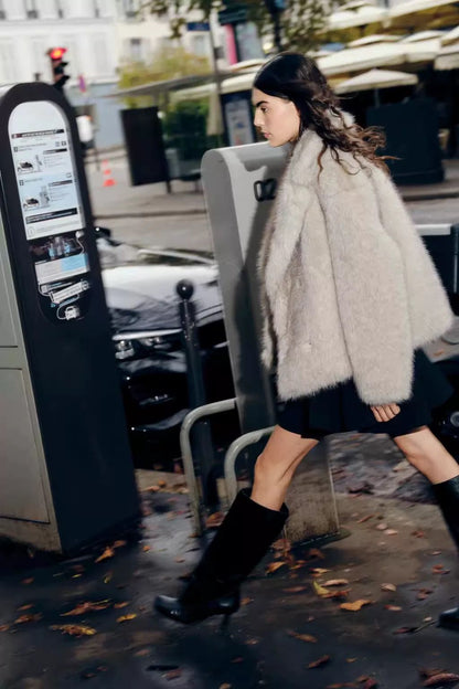 faux fur jacket